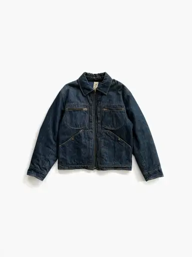 '70s Giorgio Armani Puffer Jacket in Denim