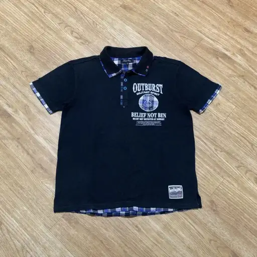 2000s Time Step Outbrust Layered Vkei Lgb Gothic Y2K Polo