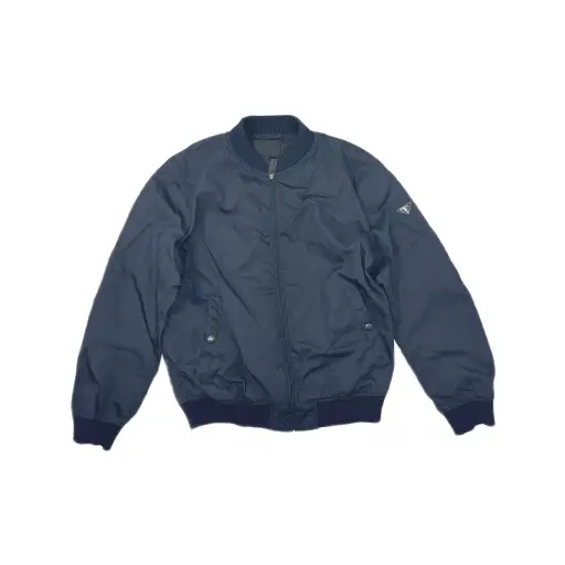 Prada Triangle Logo Nylon Bomber Jacket Size M