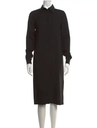 Wool Knee-Length Dress