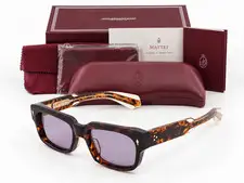 JACQUES MARIE MAGE sunglasses MATTEI 54□21 Brown Frame Japan w/Box