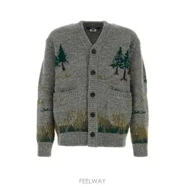 준야 와타나베 남성 스웨터 WRN006W26 TOPGREY B0442332722