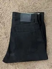 Momotaro Jeans Standard 14.7 Oz Black Wide Straight Size 31
