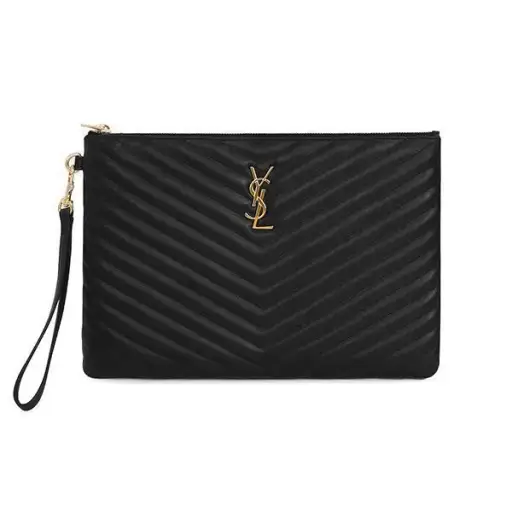 Monogram Matelassé Logo Clutch