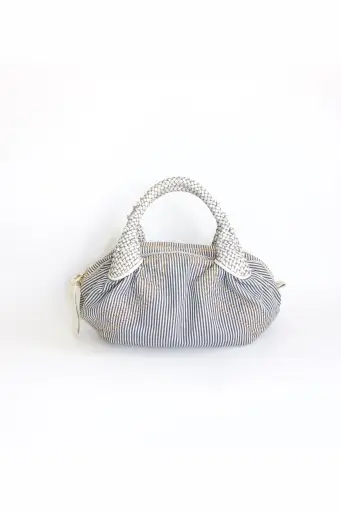 Fendi mini-Spy striped canvas bag