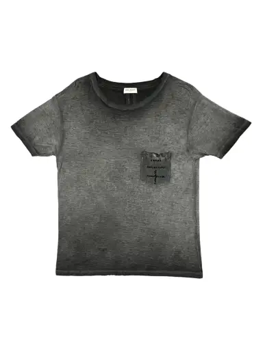 Saint Laurent SS14 Overdyed Pocket T-Shirt
