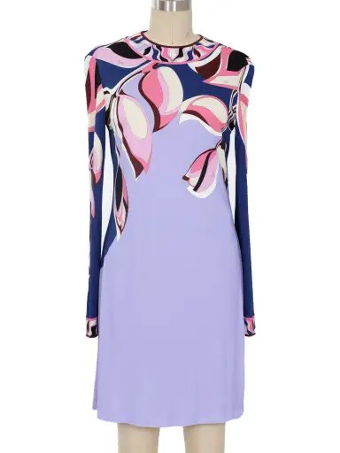 Emilio Pucci Printed Jersey Dress