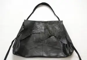 MA+ Extra Large LEATHER accordion Bag エムエークロス 超大型 アコーディオンレザーバッグ MA+