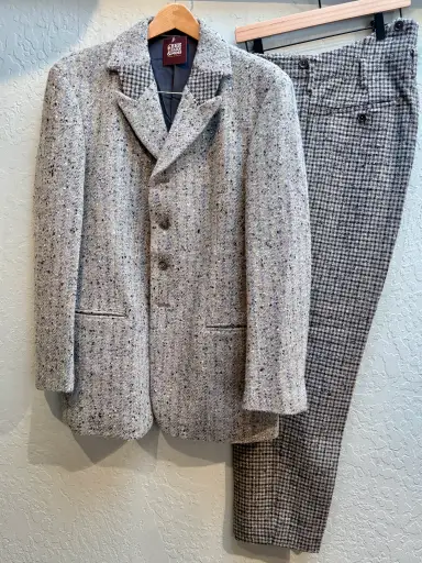 Yohji Yamamoto Jacket • Wool Tweed Men’s Suit AW 2001