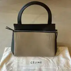 セリーヌ 極美品 エッジ トートバッグ 保存袋付き シルバー金具