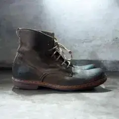 OFFICINE CREATIVE レースアップスエードブーツ レザー ブラウン