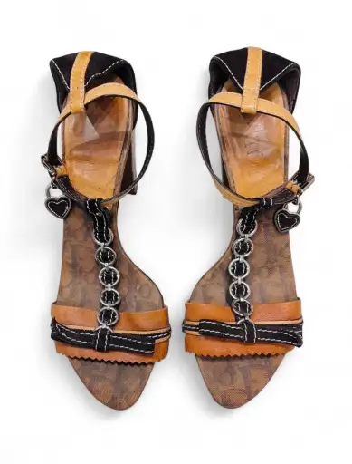 CHRISTIAN DIOR “Romantique” Chain Heels