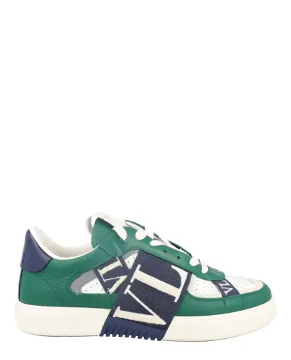 VLTN Leather Platform Sneakers