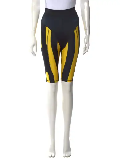 Striped Knee-Length Shorts