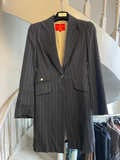 Vivienne Westwood 90s pinstripe wool blazer