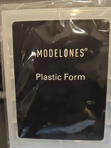 Modelones White Plastic Form Organizer and FORMS - Clear White