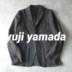 【美麗アーカイブ】yuji yamada 日本製 本切羽 テーラードジャケット
