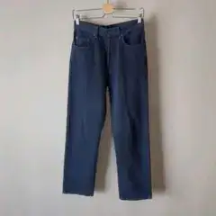 メンズ ストレートデニムパンツ ネイビー