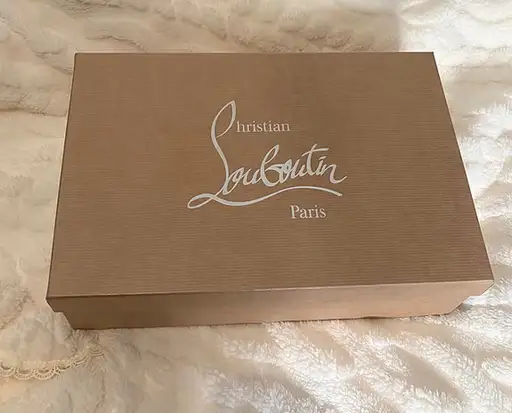 Christian Louboutin hæler str 39 svart lær