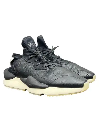 Y-3 Adidas Kaiwa 'Black Cream White' Size 10 Pre-Owned