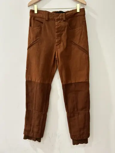 Layered Reconstructed Linen Pants