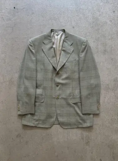 "Ermenegildo Zegna 00s~ check 3b tailored jacket