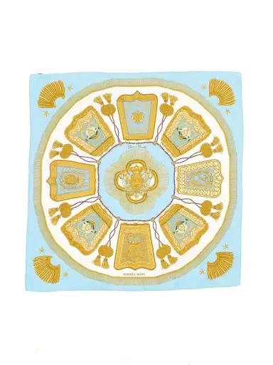 Hermes Poste et Cavalerie Silk Scarf