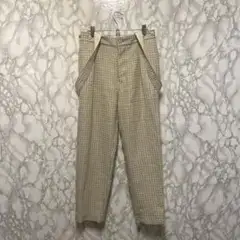美品　良デザイン　Nigel Cabourn サスペンダーデザインパンツ　良質