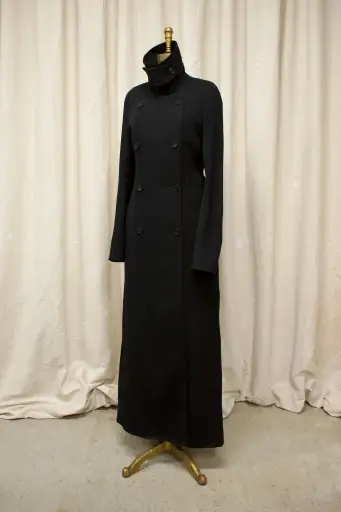 F/W10 Ann Demeulemeester Double-Breasted Wool Maxi Coat