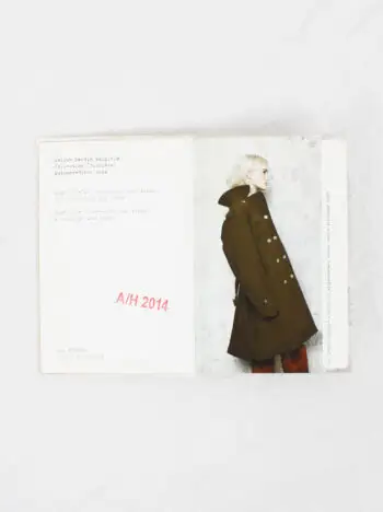 shop archive Maison Martin Margiela white muslin covered lookbook of lines 1 & 4 — fall 2014