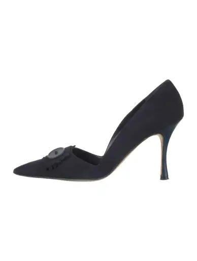 Suede Pumps