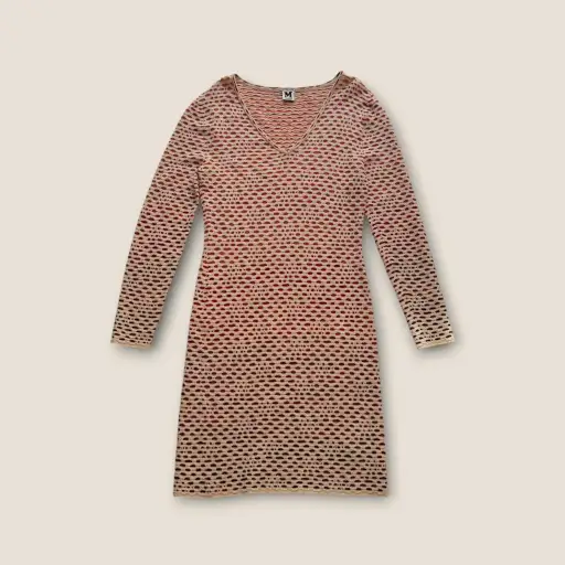 Missoni Knitted Wool Dress - Size UK 12