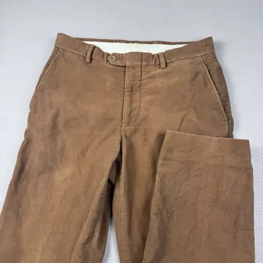 Vintage 70s Giuliano Fujiwara Flat Front Pant 48 (31x29) Made In Italy Velvet