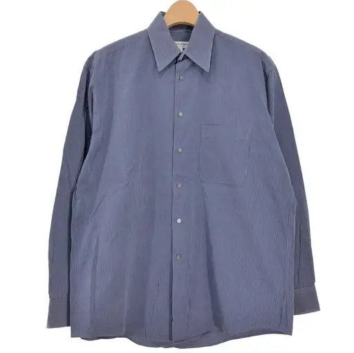 90s GIORGIO ARMANI Long Sleeve Stripe Shirts 15 [ 10704 ]