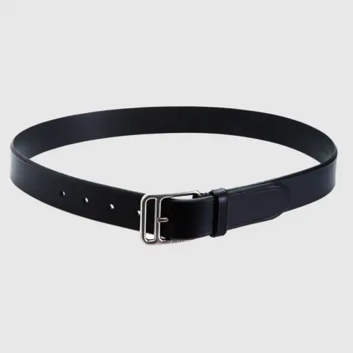 Black Leather Belt For Men