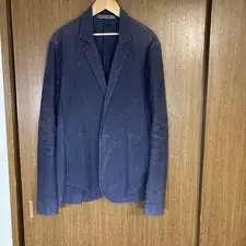 GIORGIO BRATO Tailored Jacket M Minimal Design Leather Collar