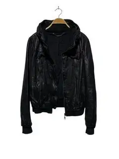 Bono leather jacket / GOA L.G.B yasuyuki ishii the virdi anne isaac sellam