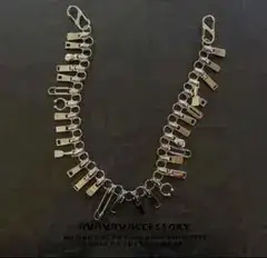 AVAVAV ジップ ウォレットチェーン シルバー