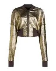 リックオウエンスリリーズ レディース アウター ジャケット・ブルゾン RICK OWENS LILIES Gold ゴールド