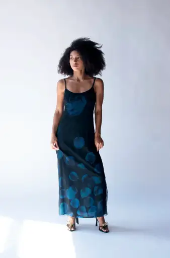 Blue Rose Dress | Moschino Cheap & Chic
