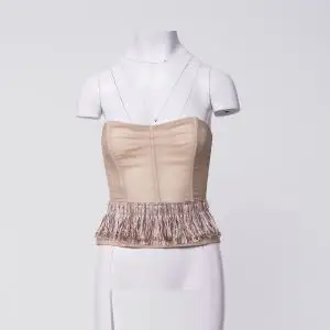 Dolce & Gabbana SS 2005 Runway Beige Corset