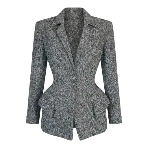 Thierry Mugler Fall 1993 Skirt Suit & Belt