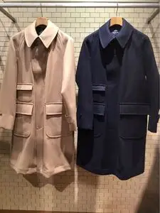 【名作】キャプテンサンシャイン　トラベラーコート　ネイビー　シップス別注　ステンカラーコート　Kaptain Sunshine