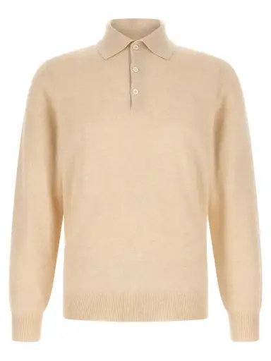 Cashmere Knit Polo Shirt