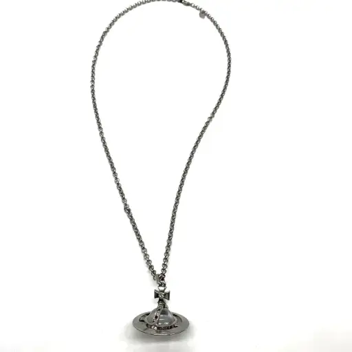Orb Pendant Necklace Brass
