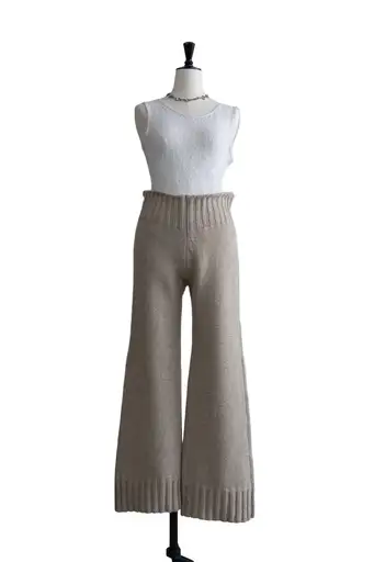 AD 1993 Wool Wide Rib Knit Pants