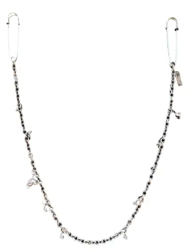 Number (N)ine x Jam Home Made Skull Pendant Paperclip Chain