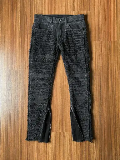 1017 Alyx 9SM Blackmeans Distressed Jeans (2024) Black
