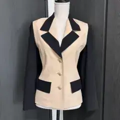 CELINE セリーヌ ヴィンテージ バイカラーテーラードジャケット