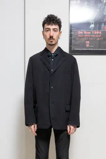 Y'S FOR MEN - Early 00's Gabardine wool costume jacket | KURB